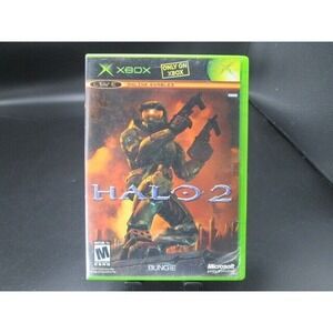 Halo 2 (Original Xbox) Black Label,‎ Complete w/ Manual CIB